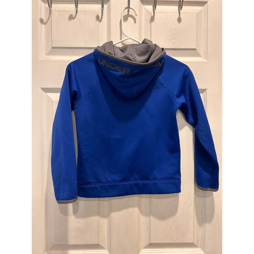 Under Armour Storm 1‎ Youth Small Blue Fleece Lined Hoodie Sweatshirt YSM Boys